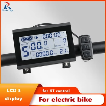 KT Дисплей за Контролер Регулатор на Скоростта С Електрически Мотор, E-bike Motor LCD3 Дисплей Аксесоари за Скутери