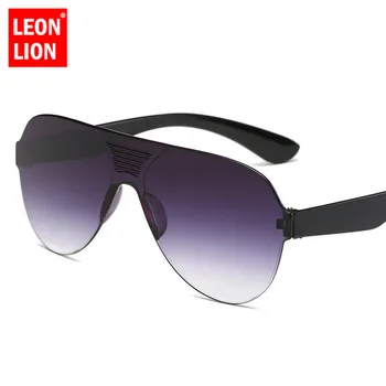LeonLion 2023 Слънчеви очила с градиентными лещи, дамски ретро цели слънчеви очила без огледални рамки, реколта пътни очила за шофиране UV400