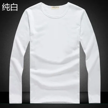 LI2443-136-Ризи, однотонная тениска с дълъг ръкав, мъжки риза, брони, лято