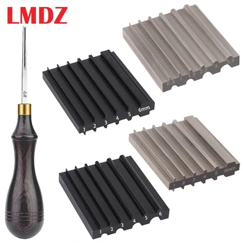 LMDZ Двустранен инструмент за ремонт на кожени кантове, извозването на ръба, острилки за източване на ръба, широка лопата, по-тънък кант за фабрика за щавене на кожи занаяти