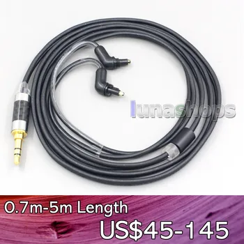 LN007090 Черно 99% Чист Кабел за слушалки PCOCC За Sony MDR-EX1000 MDR-EX600 MDR-EX800 MDR-7550