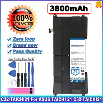 LOSONCOER висок клас на Марката 100% чисто Нов 3800 ма C32-TAICHI21 Батерия за лаптоп ASUS Ultrabook TAICHI21 TAICHI 21 C32-TAICHI21