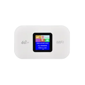 Lte 4G рутер Безжичен портативен Wifi модем Мини градинска точка за достъп джобен Mifi 150 Mbps слот за sim-карти 3000 mah