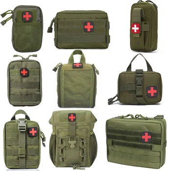 LUC Военна поясная чанта Molle, тактическа чанта EDC bag за оцеляване, аптечка, медицинска чанта за къмпинг, лов, комплект аварийни инструменти