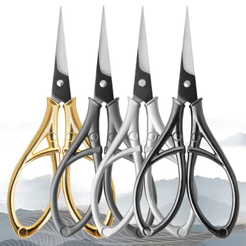 Lychee Life Класически ножици във формата на сърце, малки ножици за бродерия на кръстат бод за мама, шевни принадлежности, ножици за домашно шивач от неръждаема стомана