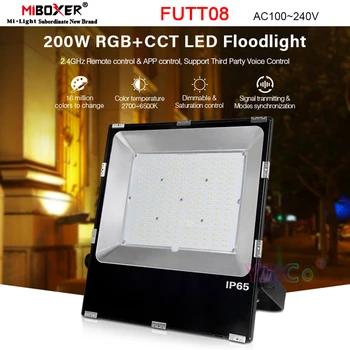 Miboxer 200 W Led Прожектор RGB + CCT Умен Външен Лампа водоустойчива IP65 2,4 G RF Дистанционно Управление Парков/пътен декоративна Лампа FUTT08