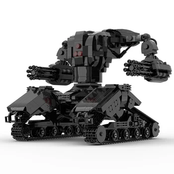 MOC Класически механичен бъдещия танк Ловец убиец Строителни блокове комплект оръжия робот тухли САМ да Събере модел играчки за детски подарък