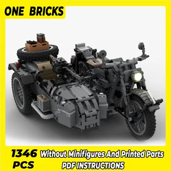Moc Строителни блокове, модел, автомобил, мотори на Втората световна война, технически тухли, монтаж със собствените си ръце, строителни играчки за детски празнични подаръци