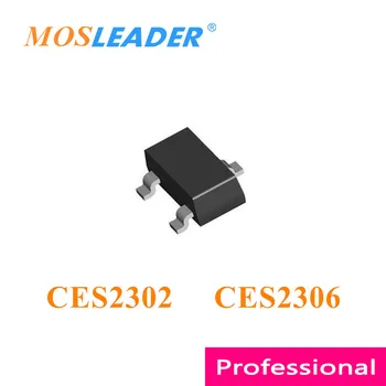 Mosleader CES2302 CES2306 SOT23 3000 бр N-канален 20 Произведено в Китай Висококачествени Моп-транзистори