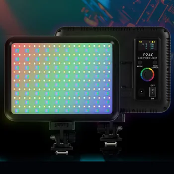 RGB Led Лампа за фото студио, Комплект за Видеоосвещения На Камерата, в два цвята, Лампа за Снимане 2500 К-8500K, Лампа За Youbute Live Game