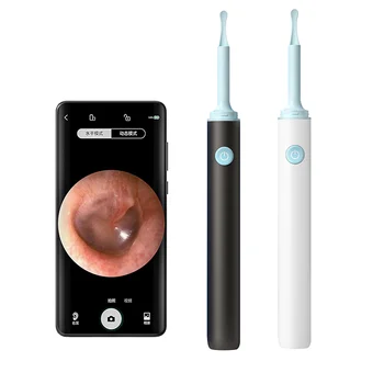 SCATTER мини камера 4,0 мм, Wi-Fi, визуална ушна лъжица, ендоскоп за рязане на уши, камера с 6LED, водоустойчив за Android и iPhone