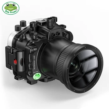 Seafrogs Ново записване, калъф за фотоапарат за подводно плуване, калъф за Sony A7 R III, подводен водоустойчив корпус камери, аксесоари за фотография