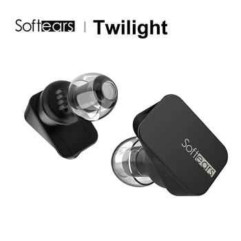 Softears Twilight 10 мм Динамичен Водача ушите IEM Слушалки Hi-FI Слушалки 0,78 мм Подвижен Кабелна Слушалка