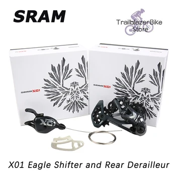 SRAM X01 EAGLE 1x12 12 Способи за МТБ Велосипеди на Група Набор от скоростния Велосипеден Спусъка Дясната Страна на Черен Заден превключвател SGS