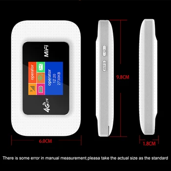 TIANJIE 4G Wifi рутер на LTE СИМ-карта Безжичен модем Отключване на джобен адаптер за Преносим мобилен широколентов достъп точка ключ
