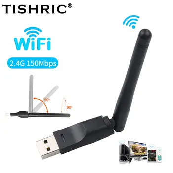 TISHRIC 8188 USB Безжична Мрежова Карта 2,4 Ghz 150 Mbit/С Компютърна Специална Мрежова Карта Ethernet-Приемник За PC, лаптоп