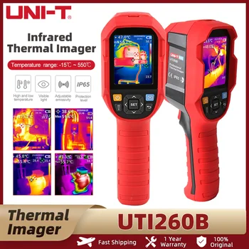 UNIT UTi260B Инфрачервен Тепловизор Термометър Промишлена Термични Камера Схема на Електрически Поддръжка с SD-карта
