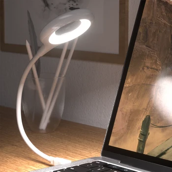 USB Light Преносими led лампа Нощен пазар, околовръстен лампа за четене, мобилна мощност, мини-осветление, преносим модул за обучение нощна лампа