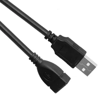 USB удължителен кабел 1,5 m, USB 2.0 кабел за свързване на мъже и жени, високоскоростна синхронизация, USB удължителен кабел, удължител за IP камери