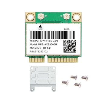 Wifi 6E MPE-AXE3000H Mini PCI-E Wifi Карта Bluetooth 5.2 AX210 Мрежова карта 802.11 AX/Безжичен Адаптер AC
