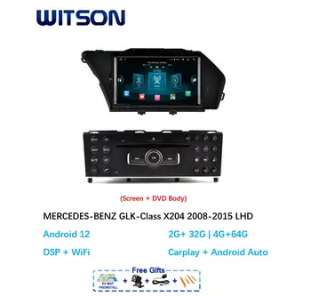 WITSON Android 12 Авто Стерео за MERCEDES-BENZ GLK Class X204 2008-2015 NTG 4.0 LHD Carplay GPS Navi Wifi Радиото в автомобила Мултимедия