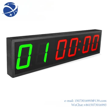 * YunYi CHEETIE CP019 Класически цифрови led преносими часовника с обратното броене за тренировка, таймер за фитнес зала, ехо, кроссфит