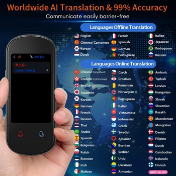 Z2 Преносим незабавен гласова фотопереводчик за пътуване, превод в реално време, смарт пен, сканиращ записывающий преводач на няколко езика