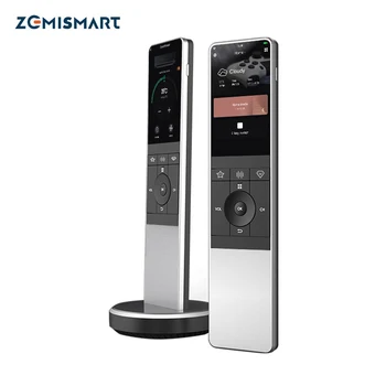 Zemismart Sasha WiFi, умно дистанционно управление с докосване екран с висока резолюция, безжична зарядно устройство ще захранване на база, гласово управление, смарт-устройства iRemote Control