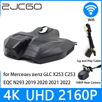 ZJCGO Dash Cam 4K UHD 2160P Автомобилен Видеорекордер DVR за Нощно Виждане за Mercedes Benz GLC X253 C253 EQC N293 2019 2020 2021 2022