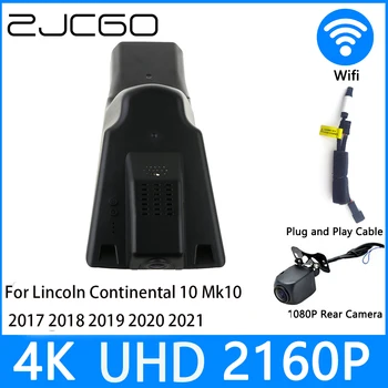 ZJCGO Видеорекордер 4K UHD 2160P Автомобилен Видеорекордер за нощно виждане за Lincoln Aviator Corsair Navigator L U554 U611 2019 2020 2021