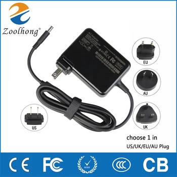 Zoolhong Нов 19,5 В 4.62 A 90 W 4,5*3,0 мм Зарядно Устройство за Пътуване Dell XPS 13 L321X L322x 9343 Адаптер LA90PM111 Зарядно Устройство За Лаптоп
