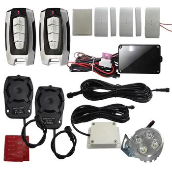 Автомобилна алармена система, система за сигнализация за товарни автомобили с дистанционно стартирането на 12-24 В, двойни индукция прожектори в комплект с анти-кражба на маслената система 8171