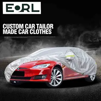 Автомобилна удебелена топлоизолационна на кутията, облекло за дъжд, снегозащитная на кутията, външна защита за Tesla, модел 3, автомобилни аксесоари