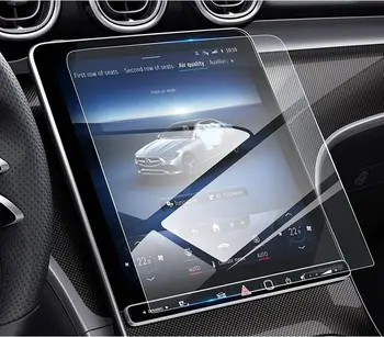 Автомобилната навигация закалено стъкло за Mercedes Benz GLC 2023 2024 навигация LCD екран Защитно фолио, Стикер защита на арматурното табло
