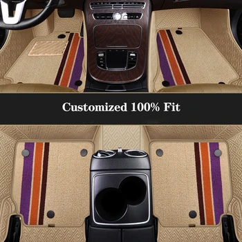 Автомобилни постелки от изкуствена кожа за Opel Astra J P10 2010-2015 Tapis voiture де, автостайлинг, килими, аксесоари за центъра дропшиппинга, подложка за интериора