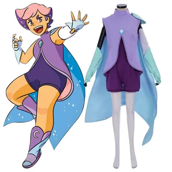 Аниме рисунка She-Ra и принцеса сила cosplay костюм блестящо cosplay костюм по поръчка