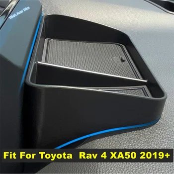 Арматурното табло, Контейнер за инструменти Кутия за съхранение Органайзер е подходящ за Toyota Rav4 Рав 4 XA50 2019-2023 Аксесоари за интериор в черно стил