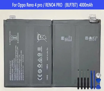 Батерия BLP787 за Oppo Reno 4 pro/RENO4PRO батерии за мобилни телефони на оригиналния капацитет Bateria