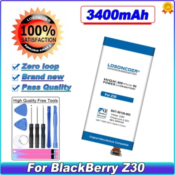 Батерия LOSONCOER 3400 mah BAT-50136-003 за BlackBerry Z30 + подарък инструменти