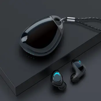 Безжична Bluetooth слушалка с капка вода, паветата, TWS, спортна стереонаушная зареждане, джобно автоматично сдвояване, слушалки с гласови събуждане