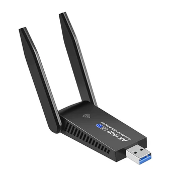 Безжична мрежова карта USB Wifi6 двойна лента AX1800 2,4 G/5 Ghz Безжичен Ключ Мрежова карта RTL8832 USB 3.0 Адаптер