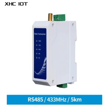 Безжична станция за предаване на данни 30 dbm 5 км Suzan индустриален клас GFSK XHCIOT E95-DTU (400F30-485) DC 8~28 RS485 ModBus