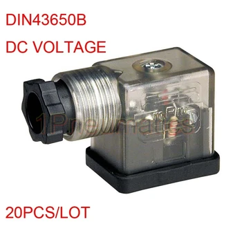 Безплатна доставка 20 бр/лот DIN43650B led конектор DIN постоянно напрежение