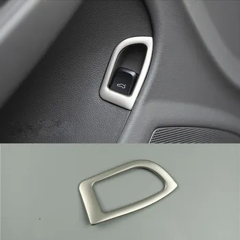 Бутони на багажника вратата на колата от неръждаема стомана, декоративна рамка, накладки за Audi A4 B8 2013-2016 LHD, аксесоари за интериор на автомобил