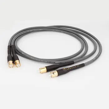 Висококачествен аудио кабел CARDAS TWINLNK ICC RCA От бескислородной мед OFC Audiophile Signal Line С Оригинален Позлатените RCA конектор