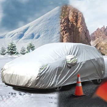 Външно Покритие на Автомобила Външна Защита на Пълни Автомобилни Седалките Снежна Покривка Козирка Водоустойчив, Прахоустойчив, Универсален за Хечбек