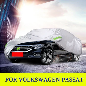 Външно Покритие на Автомобила Външна Защита на Пълни Автомобилни Седалките Снежна Покривка Козирка Водоустойчив за 2015-2021 Volkswagen Passat B8