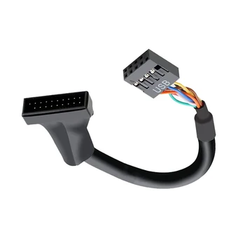Вътрешен конектор USB 3.0 с 19-пинов конектор, USB 2.0, с 9-пинов конектор на дънната платка, кабел конвертор, адаптер, линия за предаване на данни за настолни компютри