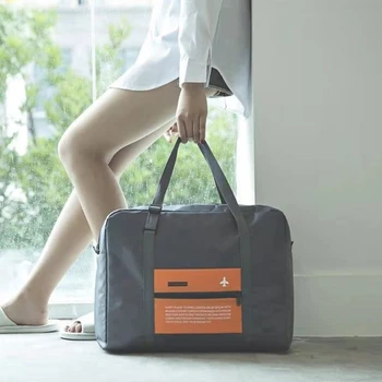 Голям голям пътна чанта за ръчен багаж, големи размери, сгъваема спортна чанта за пренасяне, сгъва найлонова чанта, модерен спортна чанта