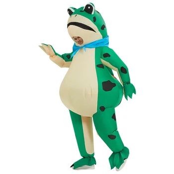 Горещ надуваем костюм жаби-животински, костюми, рокли, аниме, cosplay, Коледен карнавал с костюм за парти за Хелоуин костюм за възрастни, ролева игра